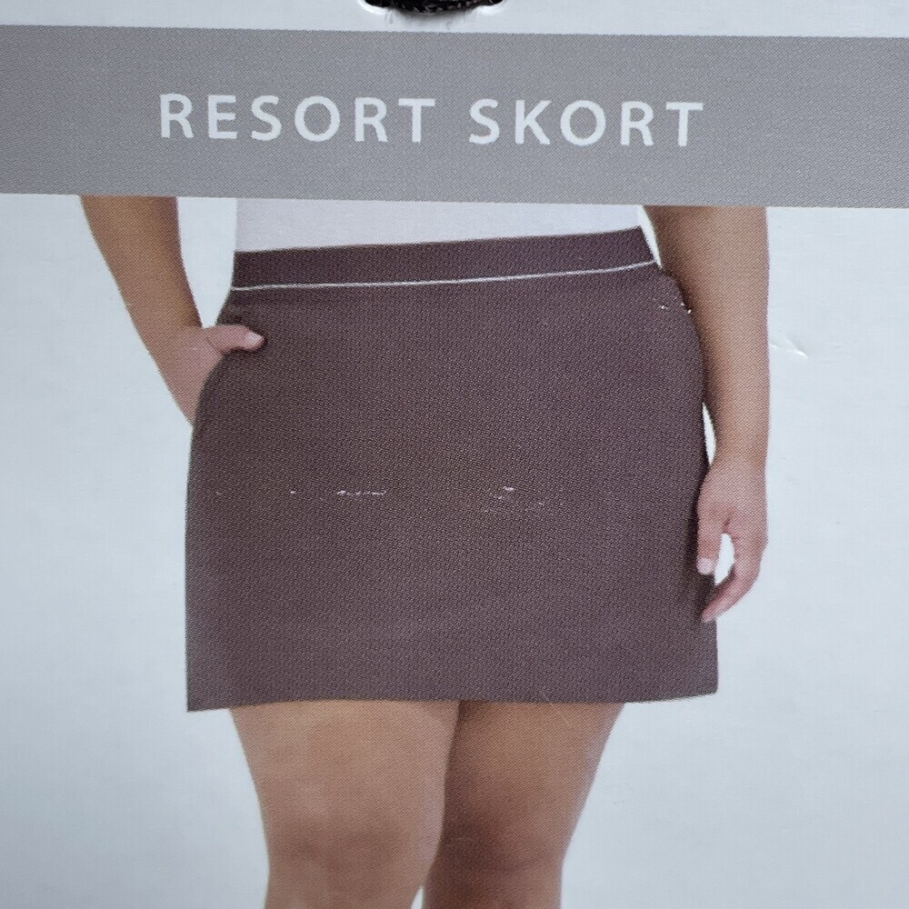 Soybu Women's L Resort Skort Purple Nylon Spandex a1773
